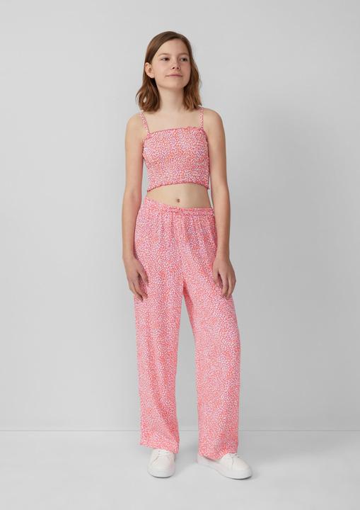 Actual product image S.Oliver Hose Wide-Leg-Hose aus crinkled Viskose (176)