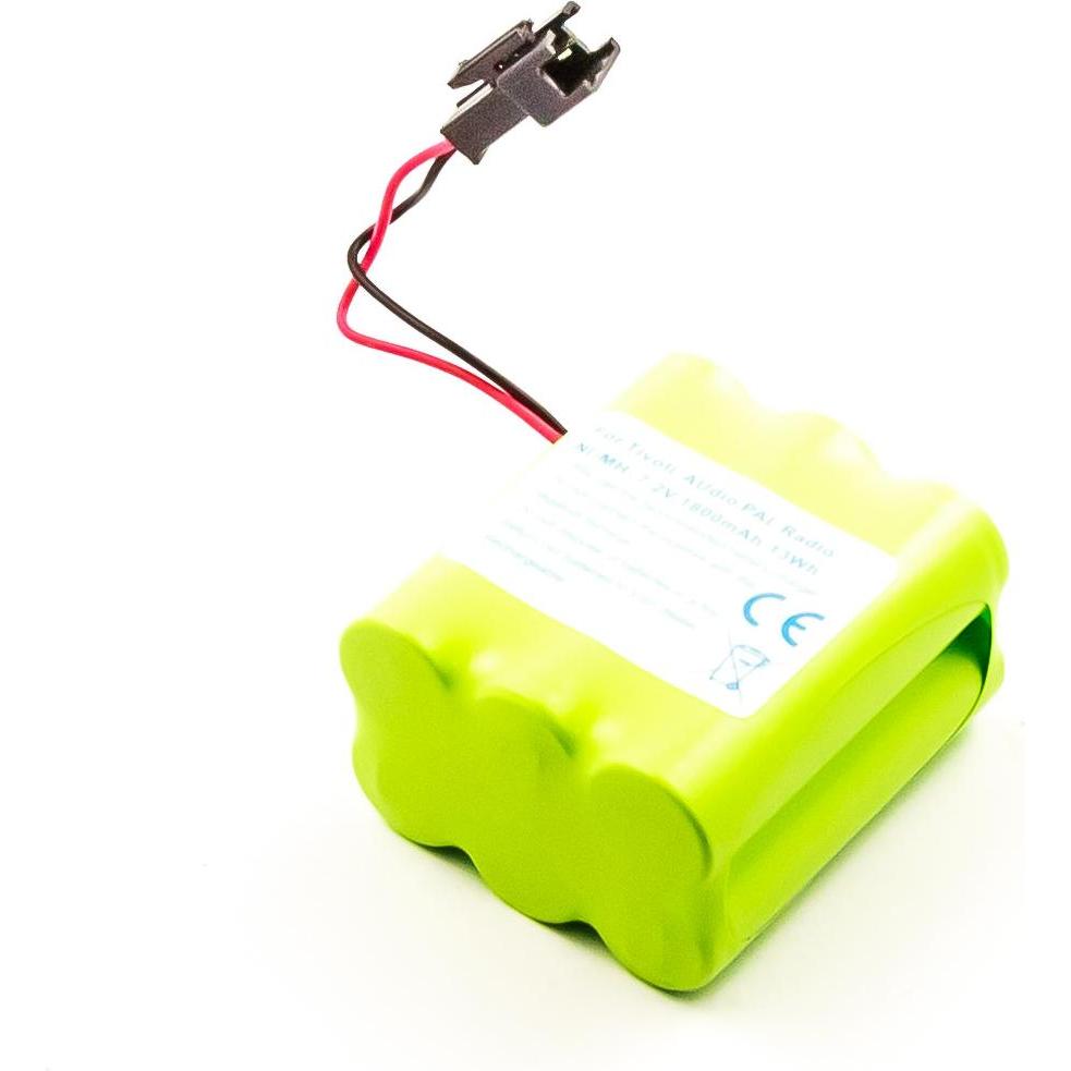 AGI 84297 - Akku - Radio - Tivoli - Weiss - Nickel-Metallhydrid (NiMH) - 1800 mAh (1 Stk.), Batterien + Akkus