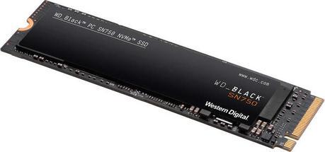 Produktbild WD Black SN750 Gaming - mit Heatsink (1000 GB, M.2 2280)