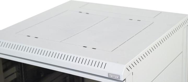 Actual product image Triton Delta S rack 15U/600x600, glass grey Freestanding rack (15 RU, 19 inch rack)