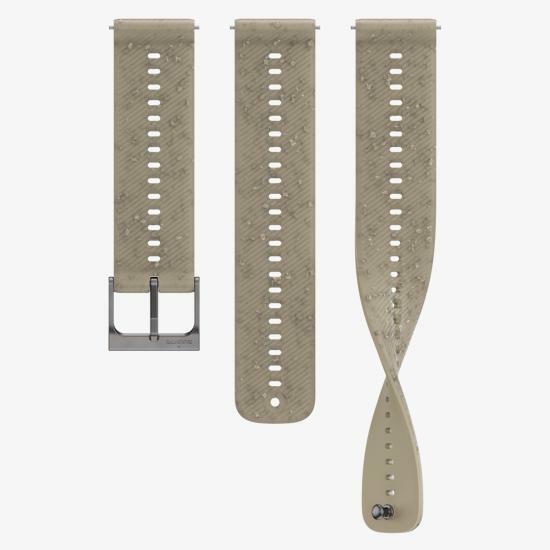Produktbild Suunto 22 Ath6 Silicone Strap Gravel Gray S+M (22 mm, Silikon)