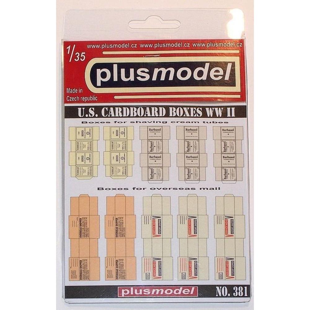 Plus Model U.S. Faltkartons