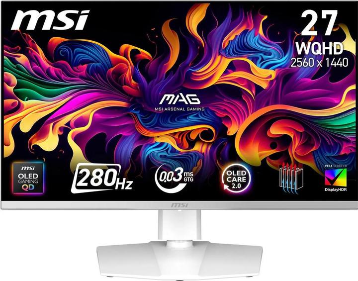 Produktbild MSI MAG 272QPW QD-OLED X28 | Gaming Monitor (2560 x 1440 Pixel, 26.50")
