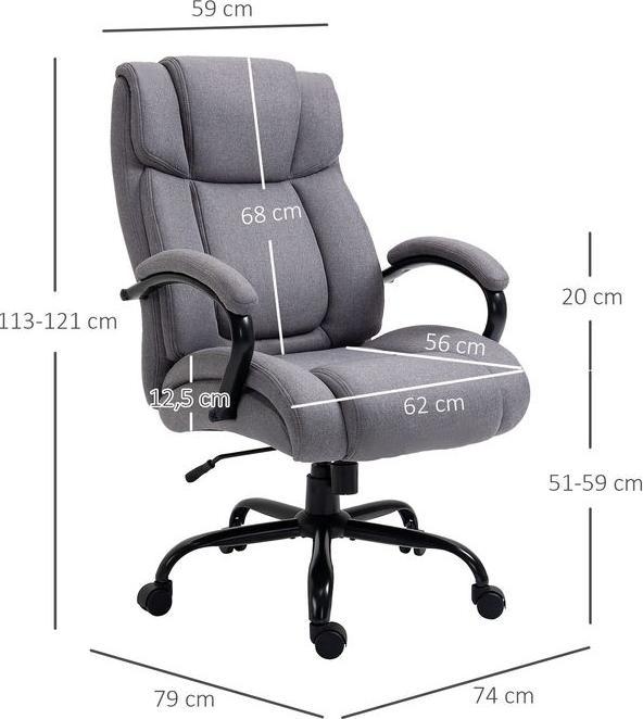 Produktbild Swisshandel24 Bürostuhl Gaming Stuhl Wippfunktion dick gepolstert ergonomisch Belastbarkeit 220 kg