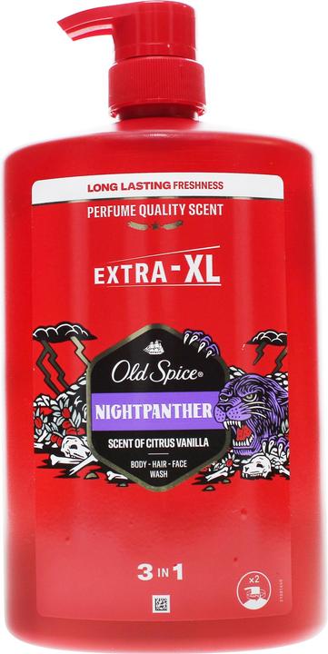 Actual product image Old Spice Night Panther (Liquid shampoo, 1000 ml)