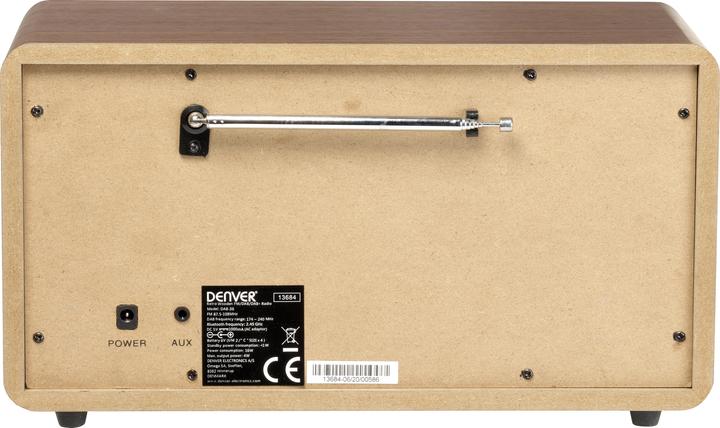 Actual product image Denver DAB-36 (DAB+, FM, PLL, Bluetooth)