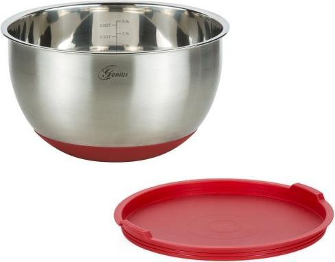 Immagine prodotto Genius Set di ciotole in acciaio inox (22 cm, 3 l, 3 x)