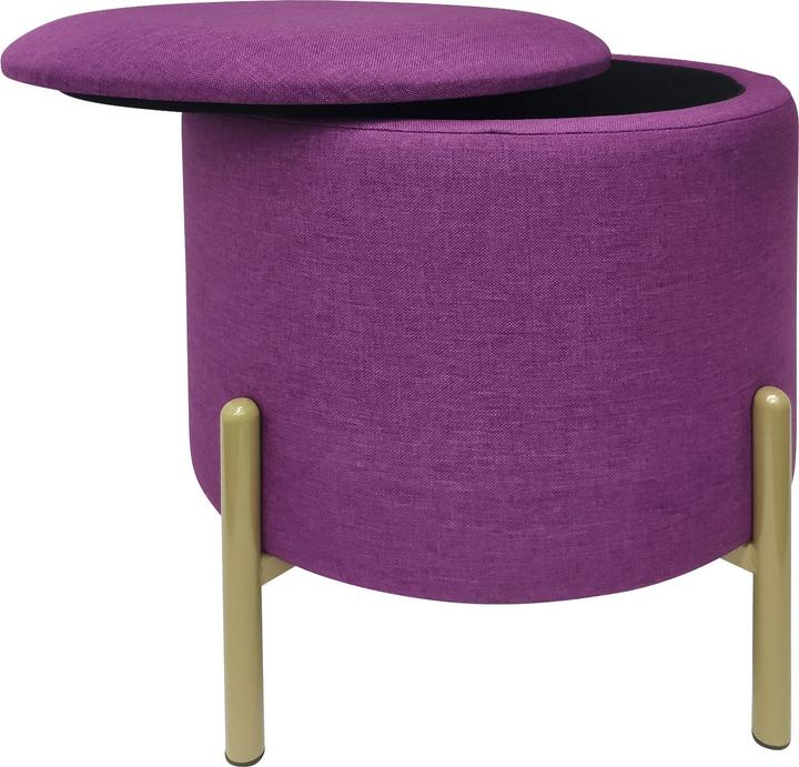 Produktbild Echtwerk Sitzhocker EW-RH-0431B Logan mit Stauraum