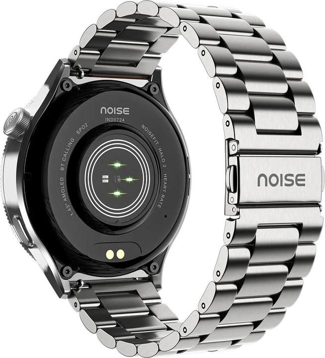 Actual product image Noise NoiseFit Halo 2 Smartwatch Elite Silver (42 mm)