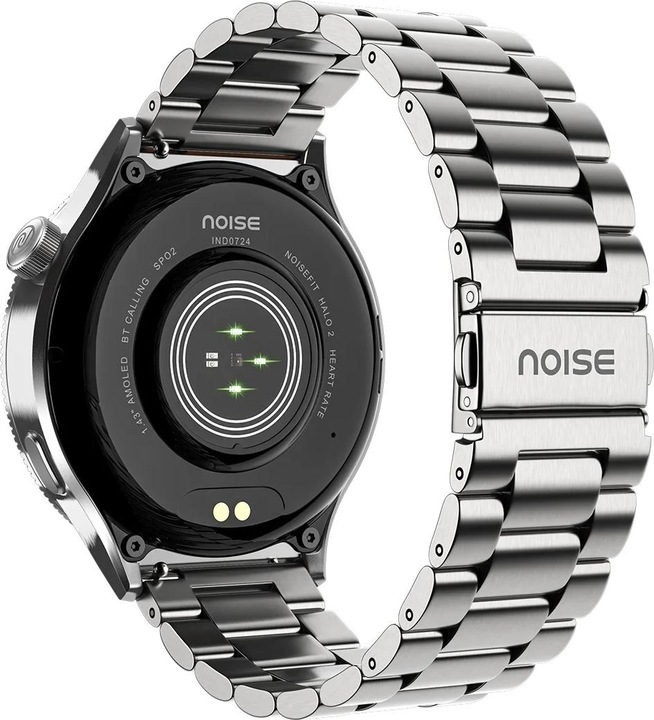 Actual product image Noise NoiseFit Halo 2 Smartwatch Elite Silver