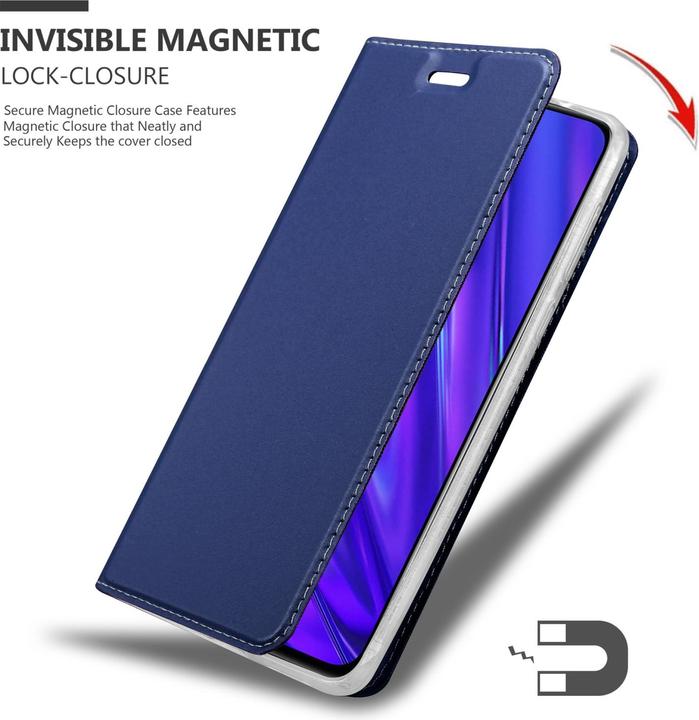Image du produit Cadorabo Classy Book Housse pour Realme 5 / 5i / 6i / C3 (Domaine 5i, Domaine 6i, Realme 5, Realme C3)