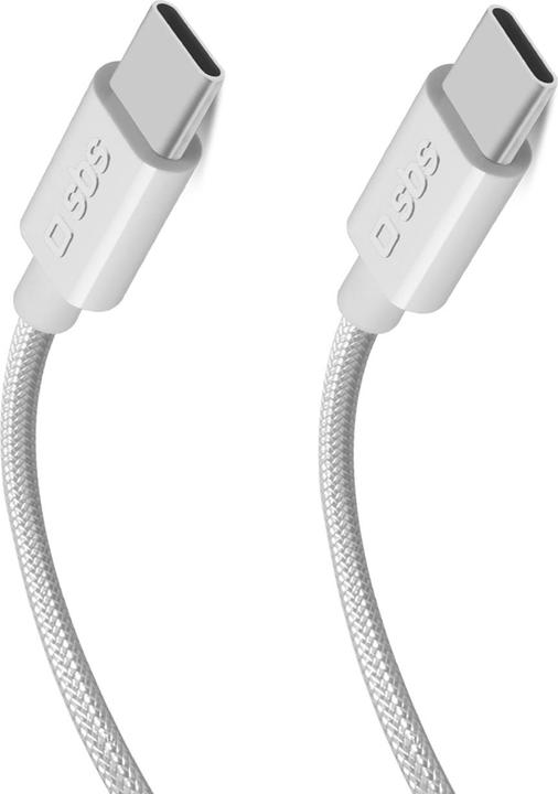 Actual product image SBS Fabric cable with USB-C connectors (2 m, USB 3.2 Gen 2, 60 W)