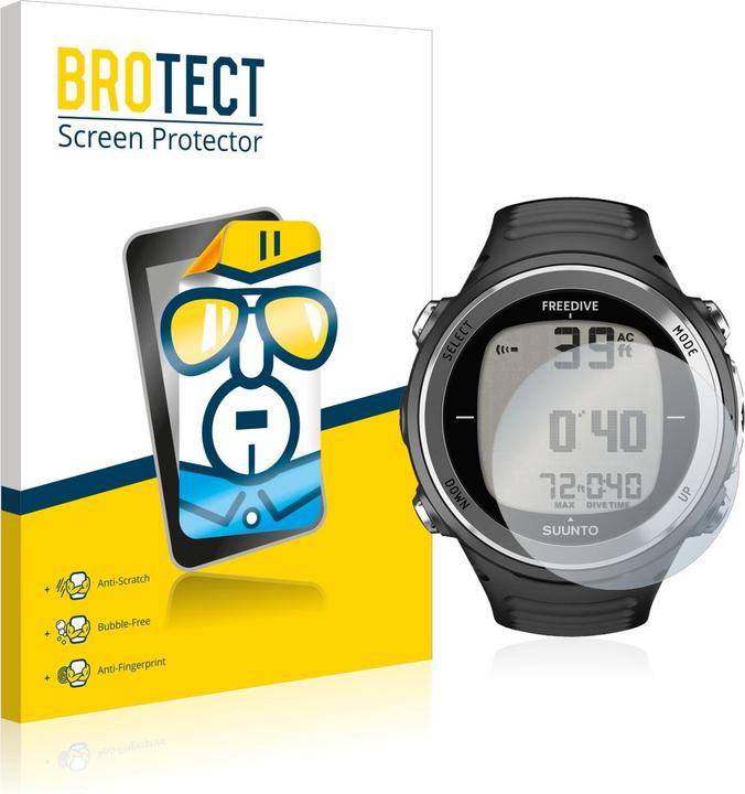 Produktbild BROTECT Schutzfolie für Suunto D4F Displayschutz Displayschutzfolie Folie Klar Transparent