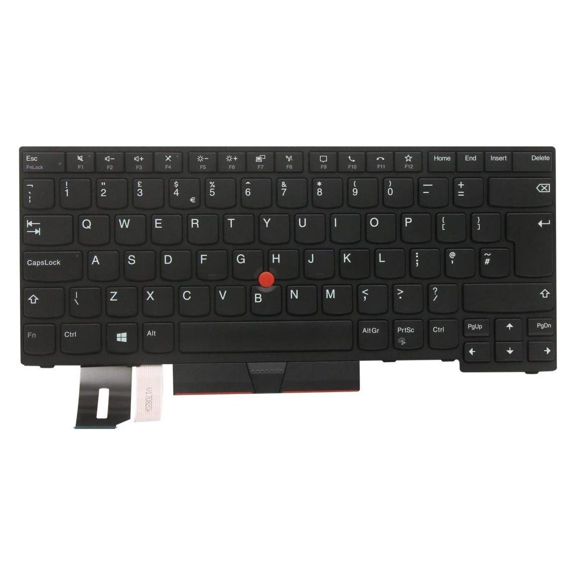 Lenovo CMFL-CS20 Blk Non B/L Kybd UKE, Notebook Ersatzteile, Schwarz