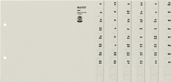 Produktbild Leitz Registerserie A-Z