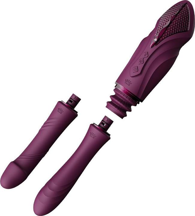Actual product image Zalo Sesh shock heating vibrator with remote control