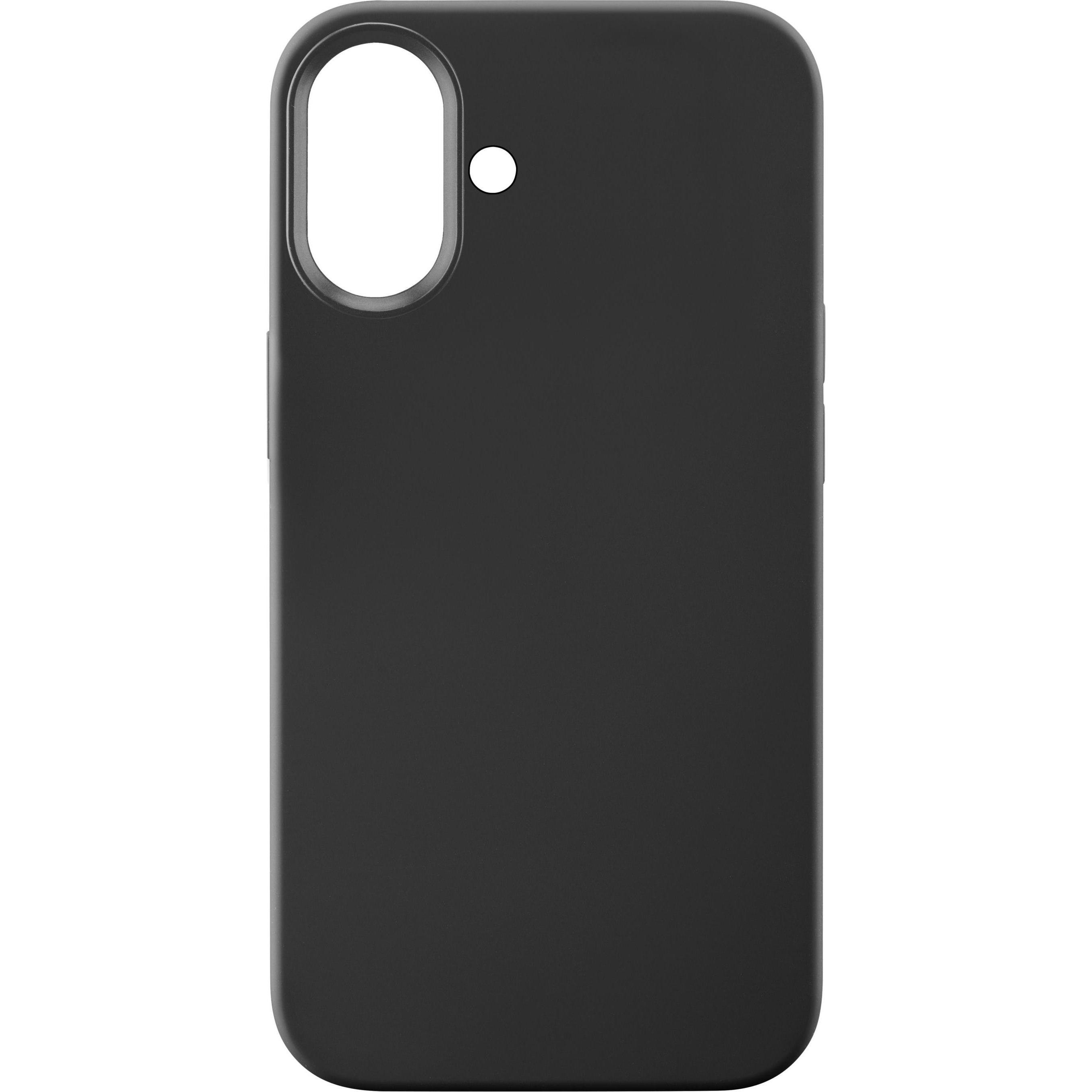 Cellularline Silikon Case Sensation (Apple iPhone 16), Smartphone Hülle, Schwarz