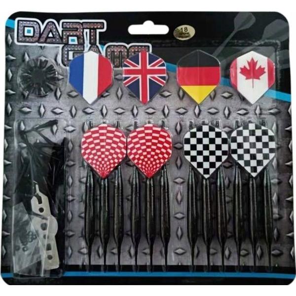 Master Darts Darts Schwarz 18g (12 Darts, 100 Spitzen) (18 g) (MAS-E172)