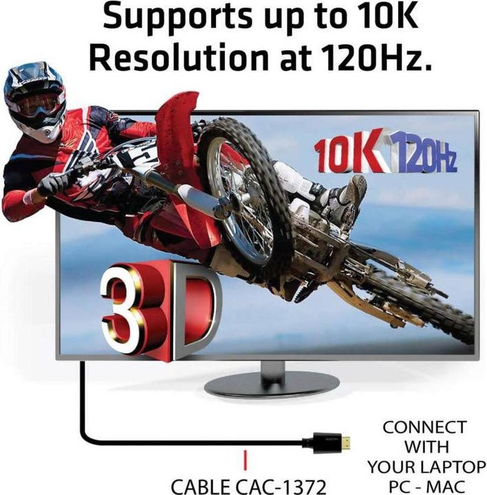 Actual product image Club 3D HDMI (Typ A) — HDMI (Typ A) (2 m, HDMI)