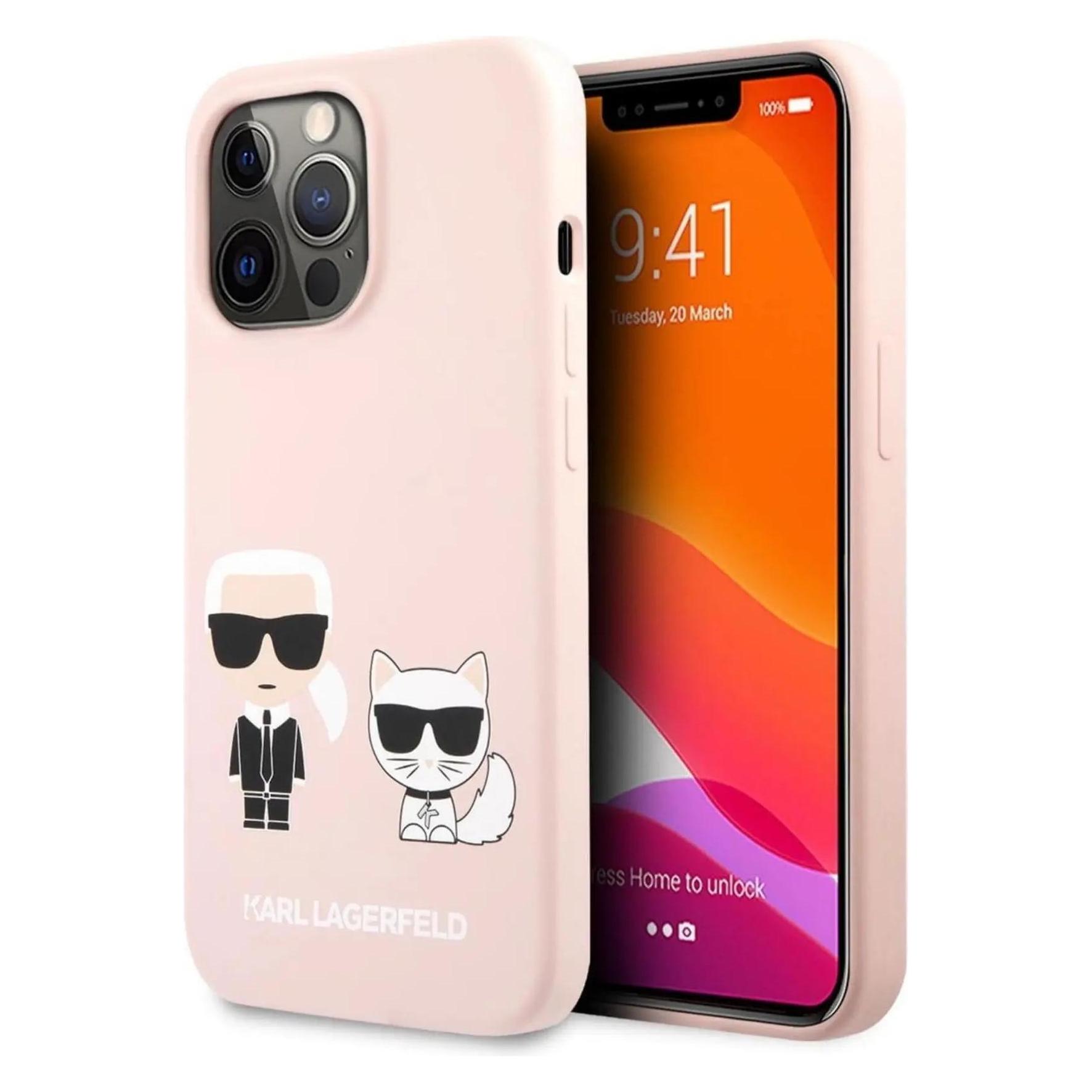 Karl Lagerfeld Case (Apple IPhone 13, Apple IPhone 13 Pro), Smartphone Hülle, Pink