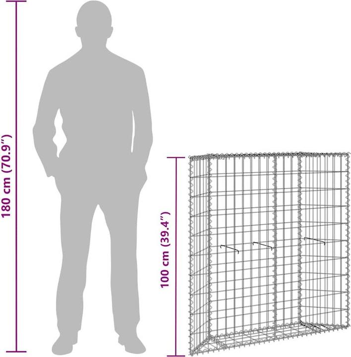 Immagine prodotto vidaXL Gabionen-Hochbeet