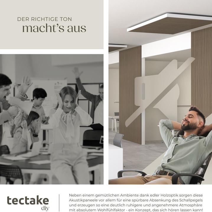 Immagine prodotto tectake Set di 2 pannelli acustici Sonic Wall (2 pz.)