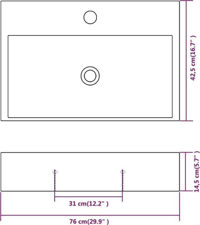 Produktbild vidaXL Gaetano (425 mm, 605 mm)