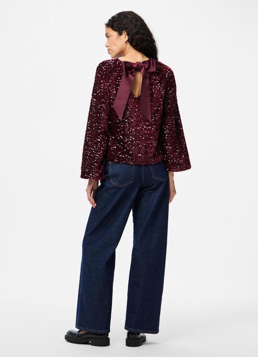 Immagine prodotto Pieces Pckam Ls Deep Back Bow Top Jrs Noos Bc (L)