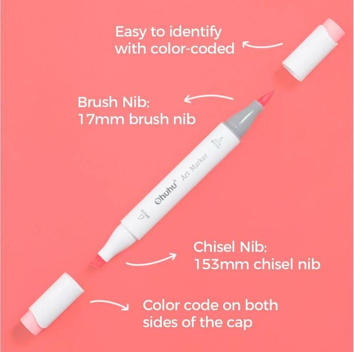 Actual product image Ohuhu Honolulu art marker (Multicolor, 320 x)