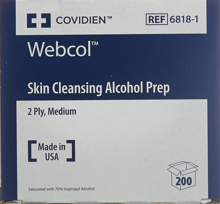 Image du produit Webcol tampons alcool stéril