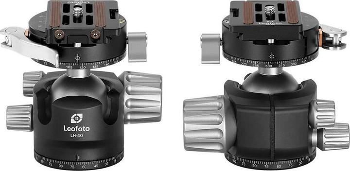 Produktbild Leofoto 40mm low profile ball head (Panning clamp with quick release lock system) (Kugelkopf)