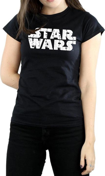 Immagine prodotto Star Wars Christmas Logo Maglietta Donna (XL)