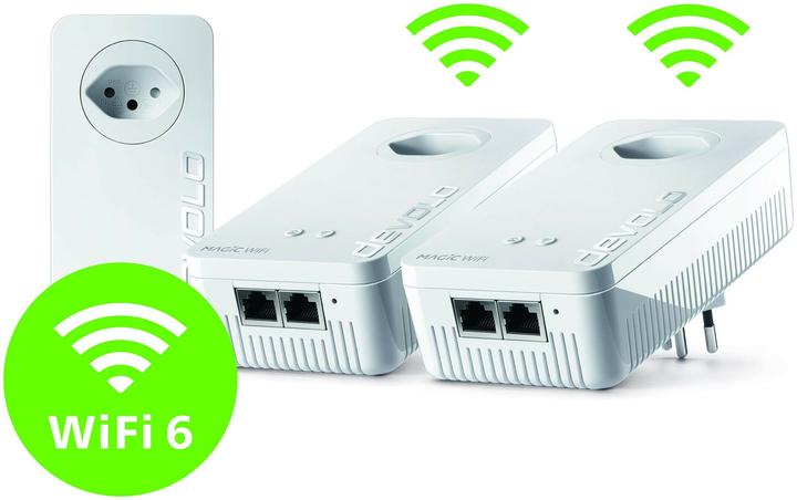 Produktbild Devolo Magic 2 WIFI 6 next Multiroom Kit (2400 Mbit/s)