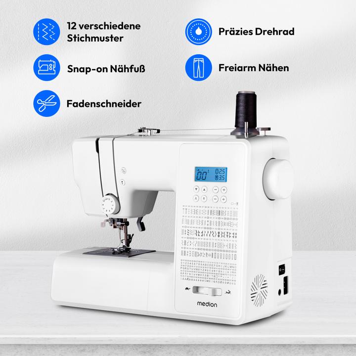 Image du produit Medion Machine à coudre numérique SD36 (MD11881)