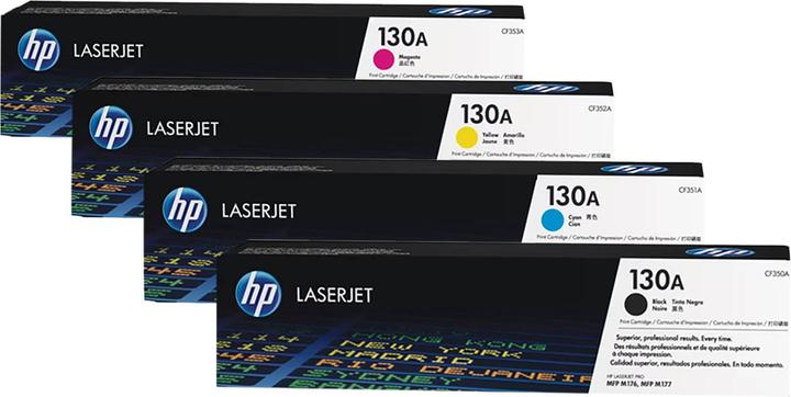 Image du produit HP Original 130A SET / CF350A Set avec les quatre couleurs (C, CF, M, Y)