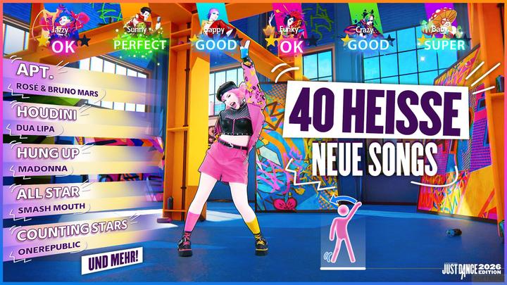 Actual product image Ubisoft Just Dance 2026 (Switch, French, German, Italian)