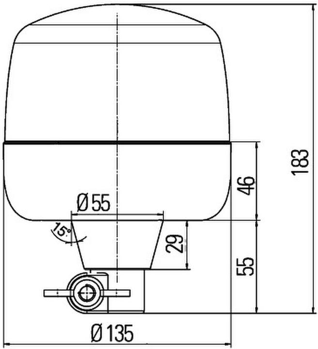 Image du produit Hella Gyrophare à LED pour KRONE