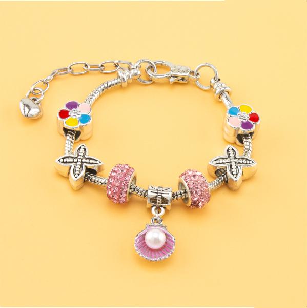 Immagine prodotto Ulysse Couleurs d'Enfance Bellissimo bracciale con motivo di perle (Metallo)