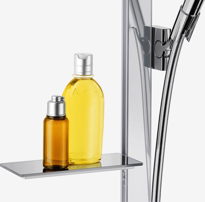 Actual product image hansgrohe HG Br.set RAINDANCE Sel S 120 3jet/Unica 125mm Bsta 90cm chrome 9 l/min EcoSmart (3 Beam types, 9 l/min)