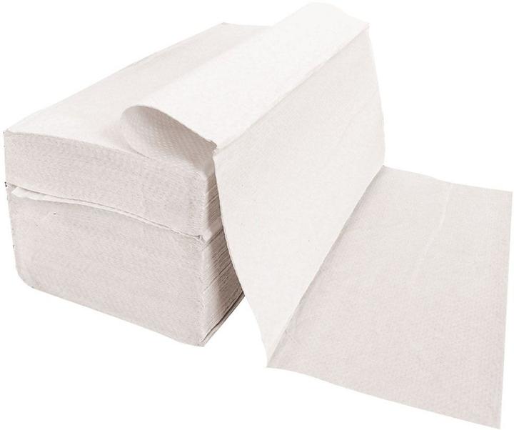 Actual product image Hygostar Handtuchpapier, 25 x 23 cm, Falzung V-Falz/ZZ-Falz, 2-lagig, naturweiss, 20 Pack à 200 Blatt (20 x)