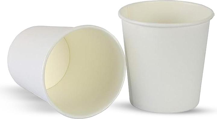 Actual product image TeCup Pappbecher, Trinkbecher, Heissgetränk, Kaffeebecher 4 oz (120 ml) (200 x)