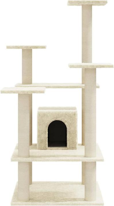 Image du produit vidaXL Katzenbaum (110 cm, Crème)