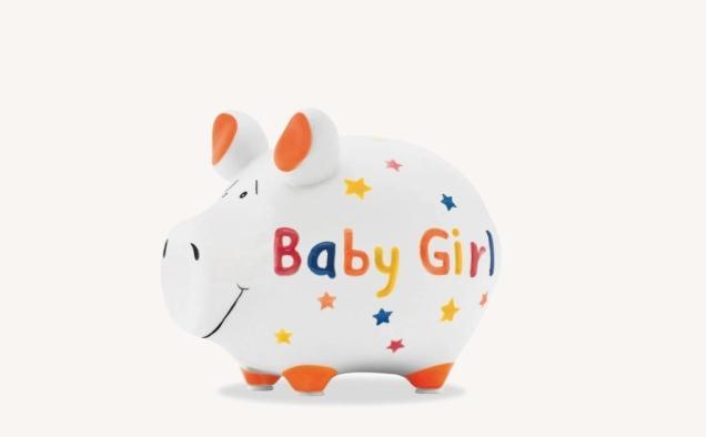 Image du produit KCG Tirelire 'Baby Girl (12,5 x 9 x 9 cm)