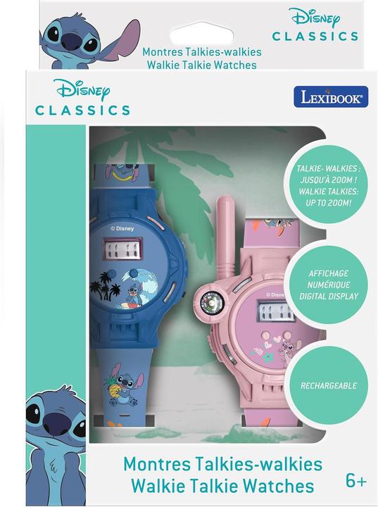 Produktbild Lexibook Stitch Walkie Talkie 2-in-1 Watches (DMWTW1D) (0.20 km)