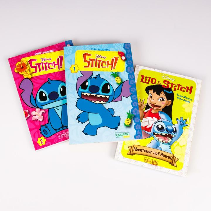 Productafbeelding Stitch: Stitch! Schuber (Miho Asada, Seigo Mamiya, Tony Toshimitsu Tran, Yumi Tsukirino, Duits)