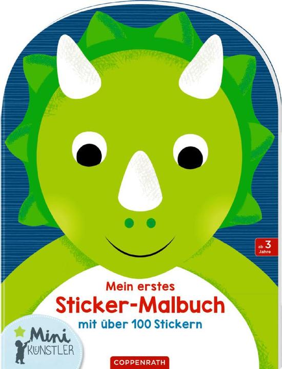 Actual product image My first sticker coloring book (dinosaurs)