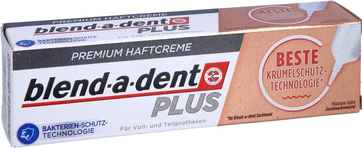Actual product image Blend-a-dent Plus Premium Adhesive Cream Crumb Protection, 40 g cream