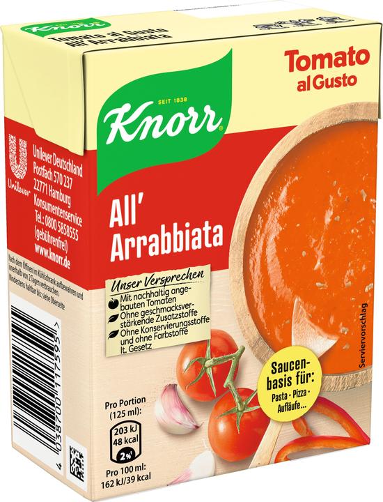 Knorr Tomato al Gusto All' Arrabbiata (370 g)