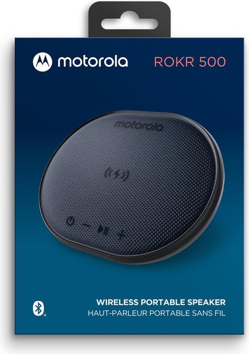 Actual product image Motorola ROKR 500 Wireless portable Speaker black (15 h, Electrical connection)