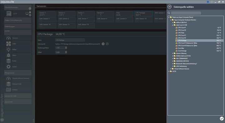 Productafbeelding Aqua Computer OCTO ventilatorregelaar voor PWM ventilatoren (8 Ventilator)